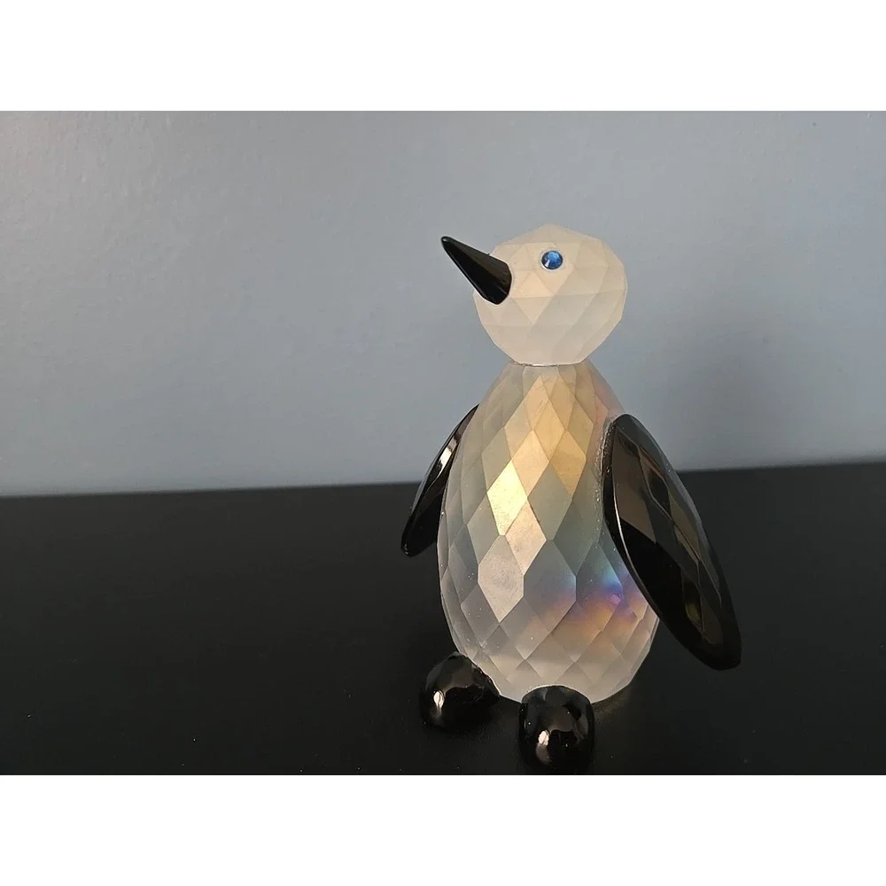 Simon Designs‎ Crystal Frosted Winter Penguin Paperweight Figurine 4
